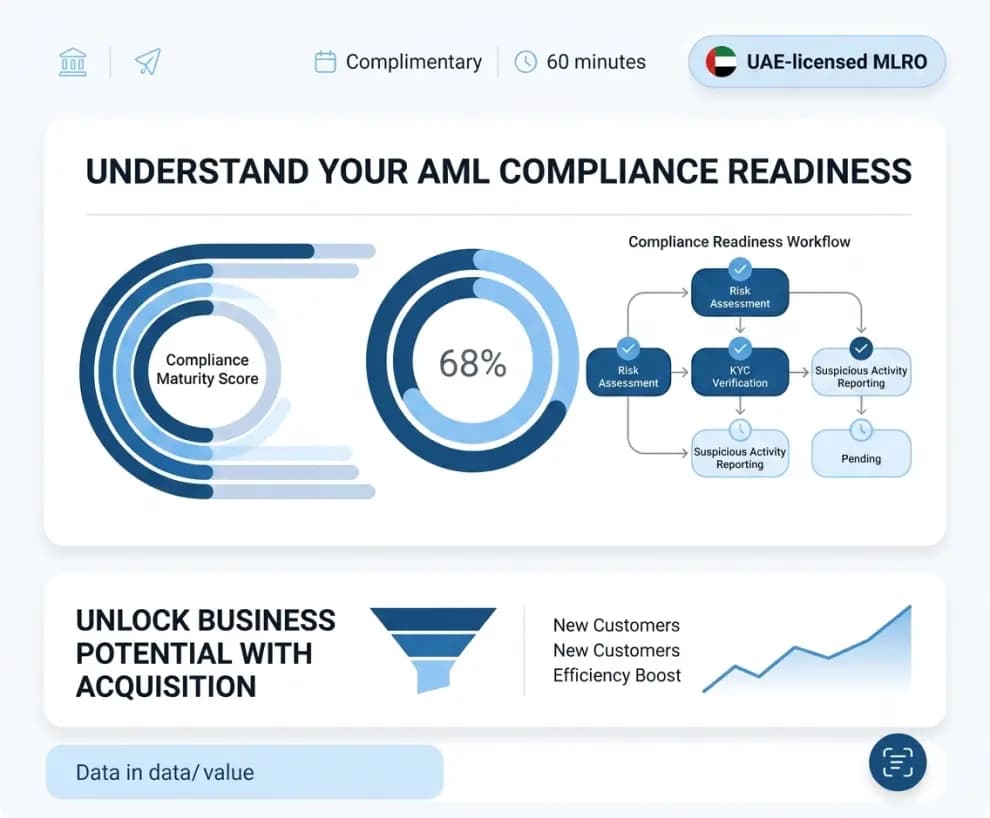 AML compliance readiness dashboard